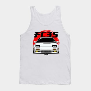 White FC RX 7 Tank Top